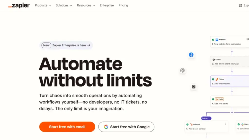 営業管理ツール Zapier