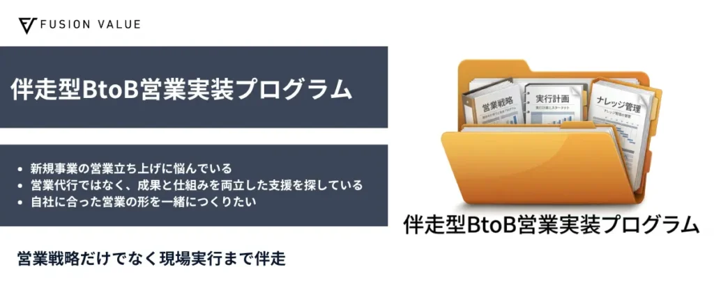 伴走型BtoB営業実装プログラム