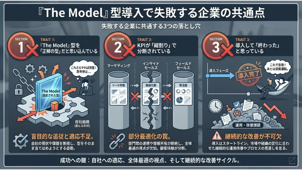 the model 型 失敗